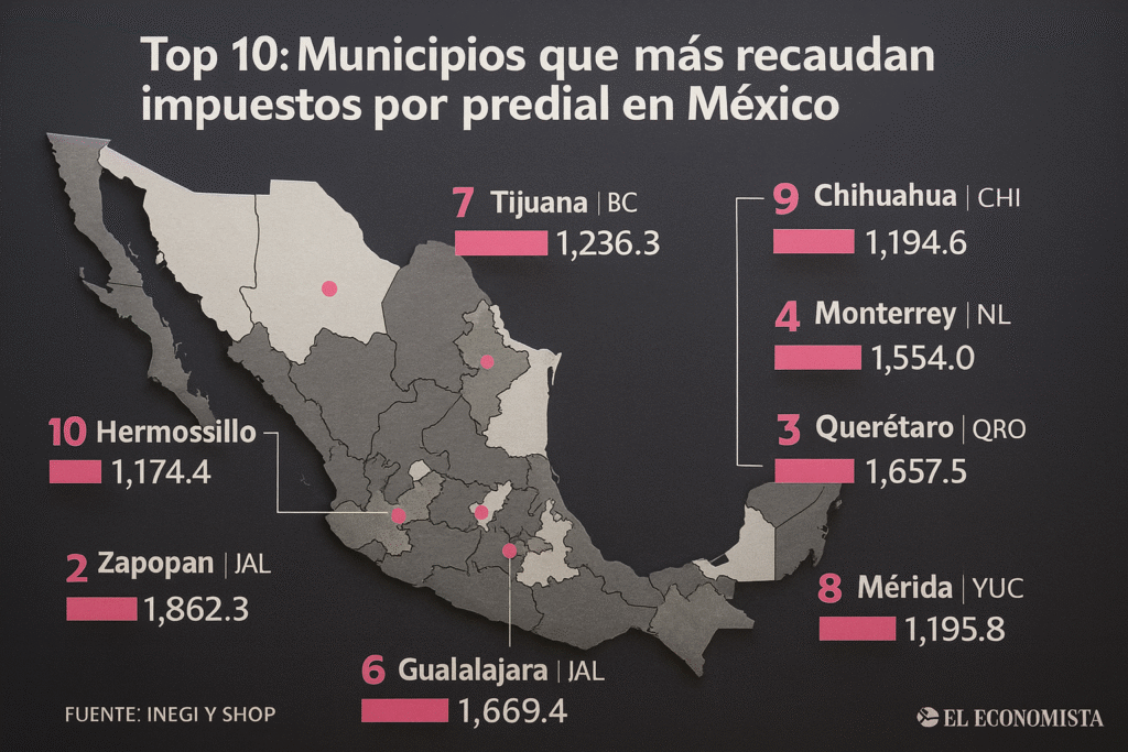 municipios predial mexico